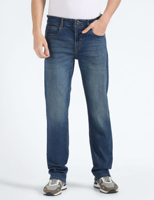 FLYING MACHINE Regular Men Blue Jeans
