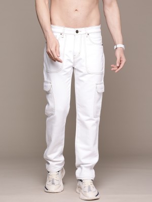 Roadster Relaxed Fit Men White Jeans