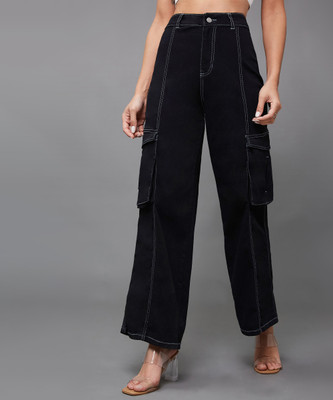 Miss Chase Relaxed Fit Women Black Jeans