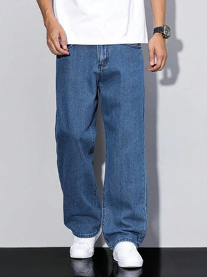 Rockwell Loose Fit Men Dark Blue Jeans