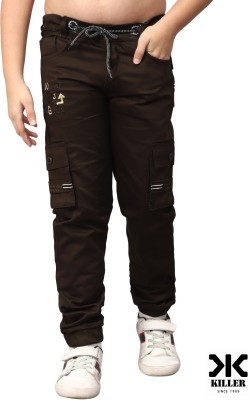 KILLER Jogger Fit Boys Brown Jeans