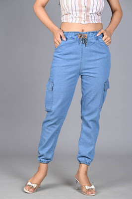 Denton Jogger Fit Women Light Blue Jeans