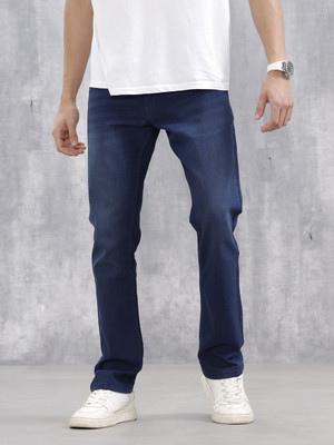 WROGN Straight Fit Men Blue Jeans