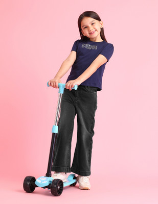 U.S. POLO ASSN. Flared Girls Black Jeans