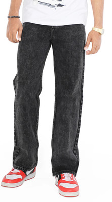 RileyRush Straight Fit Men Black, Grey Jeans