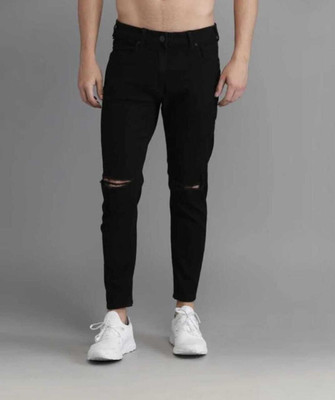 DJ STYLE Regular Men Black Jeans