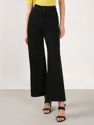 VERO MODA Flared Women Black Jeans