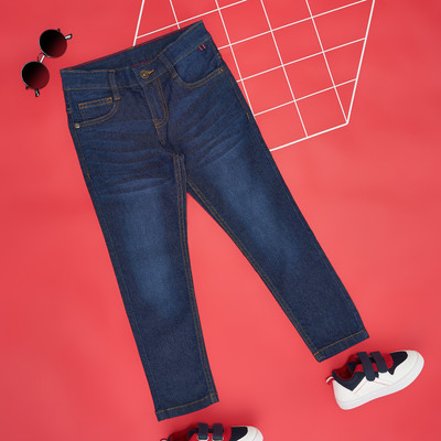 Pantaloons Regular Boys Dark Blue Jeans