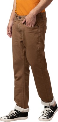 BEING HUMAN Slim Men Brown Jeans