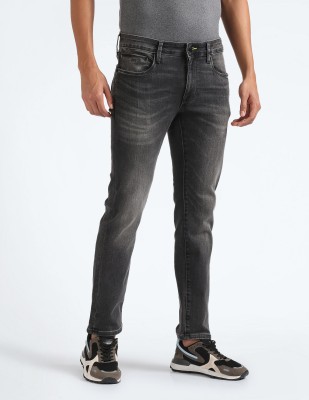 FLYING MACHINE Tapered Fit Men Dark Grey Jeans