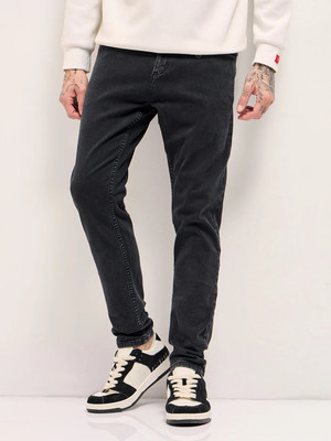 THE BEAR HOUSE Skinny Men Black Jeans
