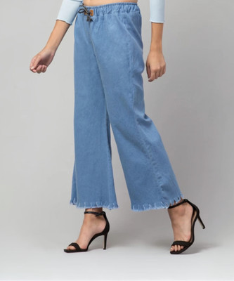 LIKEEFASHION Loose Fit Women Light Blue Jeans