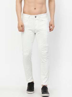 FEVER Slim Men White Jeans