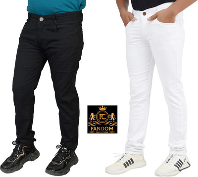 Fandom Collection Regular Men Multicolor Jeans(Pack of 2)