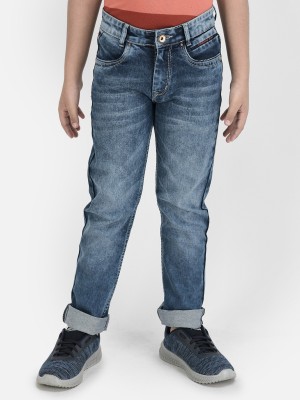 CRIMSOUNE CLUB Slim Boys Dark Blue Jeans