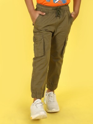 V-MART Jogger Fit Boys Green Jeans