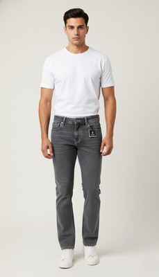 SH CLOTHES Tapered Fit Men Grey Jeans