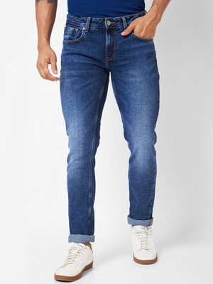 Spykar Slim Men Blue Jeans