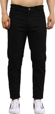 Meoby Slim Men Black Jeans