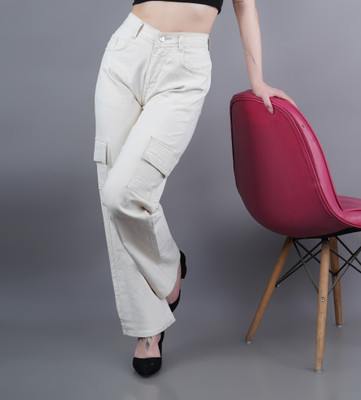 shre.ce Regular Women Beige Jeans