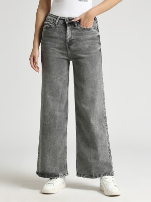 Pepe Jeans Flared Women Grey Jeans