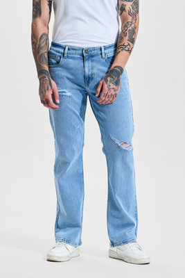 Snitch Boot-Leg Men Light Blue Jeans