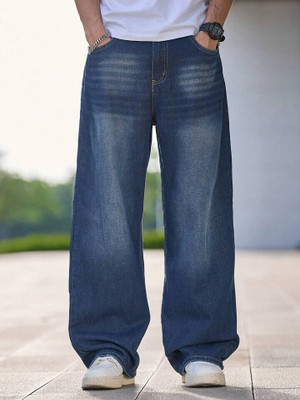 Rockwell Loose Fit Men Dark Blue Jeans