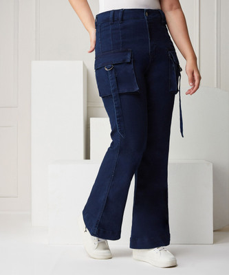 Mizuki Boot-Leg Girls Blue Jeans