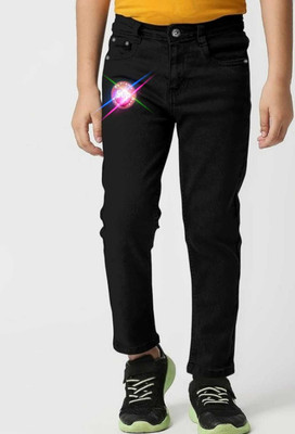 TOKYOFASHGION Slim Boys Black Jeans