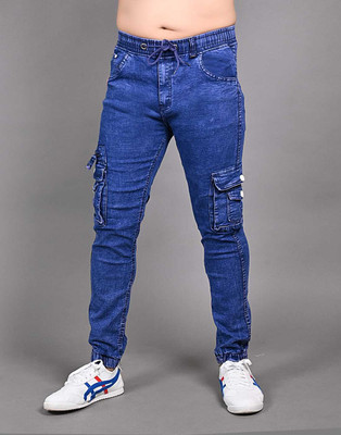 hyooo Jogger Fit Women Dark Blue Jeans