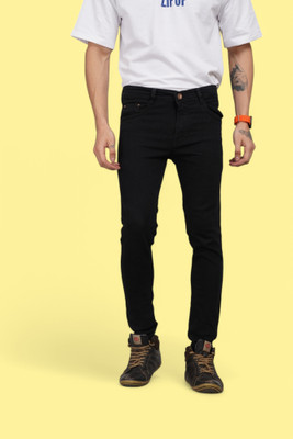 Lzard Slim Men Black Jeans