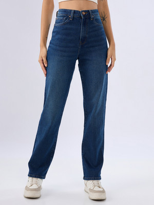 Spykar Straight Fit Women Blue Jeans