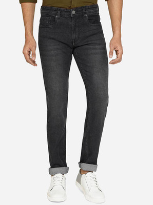 fineblu Slim Men Black Jeans