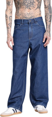 M Q Denim Loose Fit Men Dark Blue Jeans