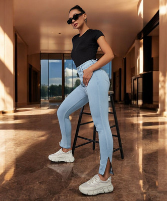 DOLCE CRUDO Skinny Women Light Blue Jeans