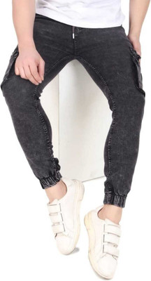 PHYASANA Jogger Fit Men Black Jeans