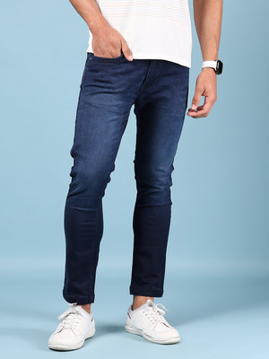 V-MART Slim Men Dark Blue Jeans