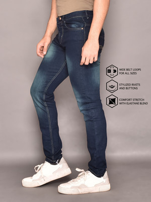 Lzard Regular Men Green Jeans