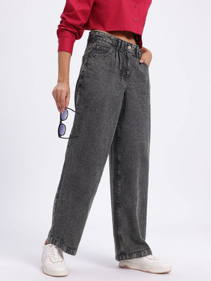 Glitchez Women Dark Grey Jeans