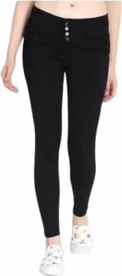 Creatywitty Slim Women Black Jeans