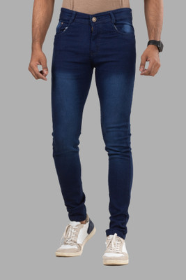 Lzard Slim Men Dark Blue Jeans