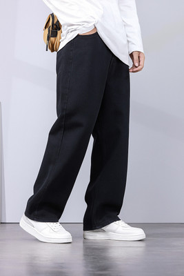 markview Loose Fit Men Black Jeans