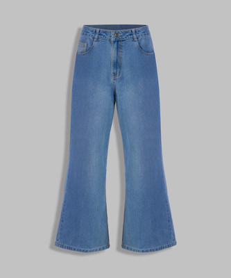 DOLCE CRUDO Flared Women Blue Jeans
