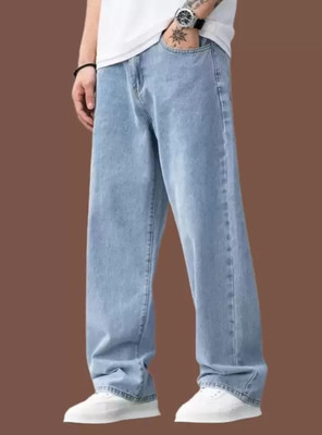Nalaka Loose Fit Men Light Blue Jeans