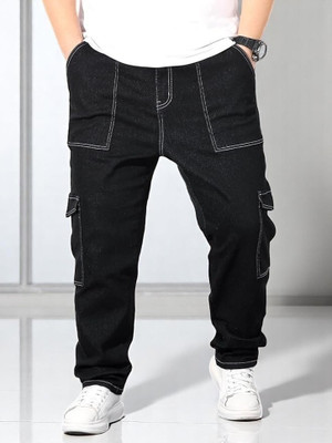 ATLY Jogger Fit Boys Black Jeans