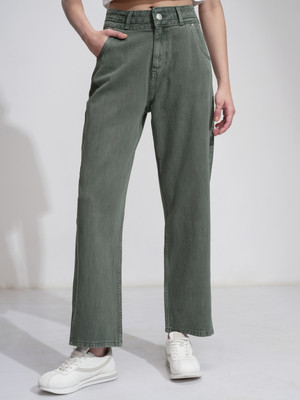 Tokyo Talkies Slim Women Green Jeans