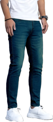 WaltZ Slim Men Green Jeans