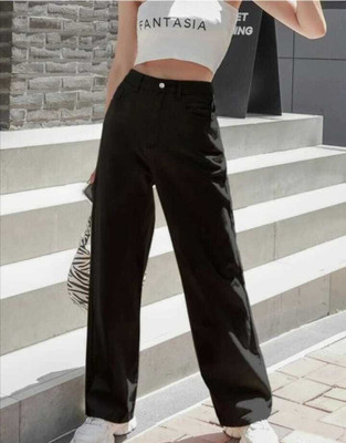 Hayler Straight Fit Women Black Jeans