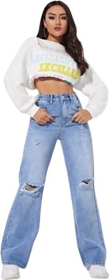 Angel western Relaxed Fit Women Light Blue Jeans