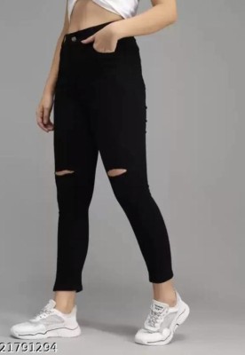 Crishtaliyo Slim Women Black Jeans